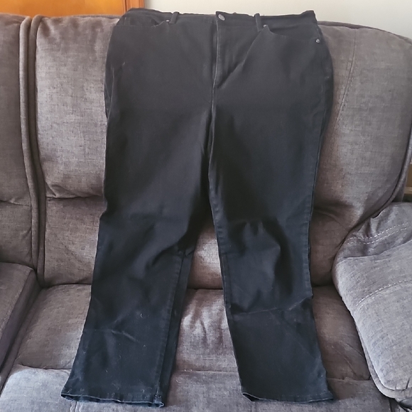 Gloria Vanderbilt Denim - Gloria Vanderbilt Black Pants with Purple Brand Label